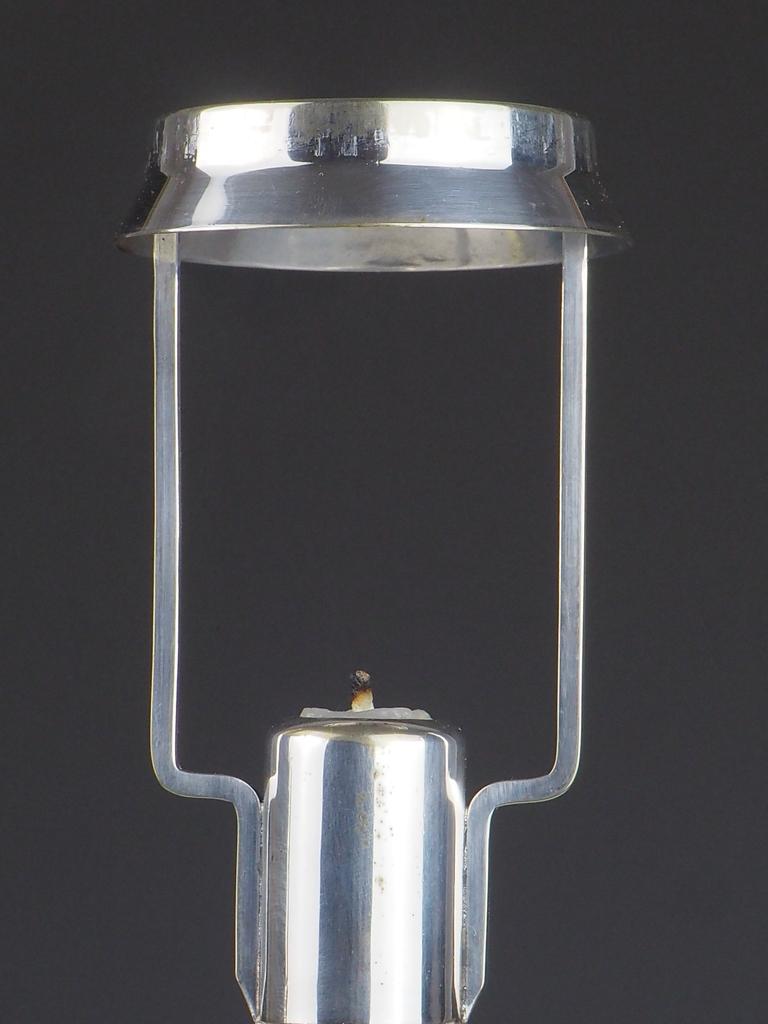 XIX secolo Eccezionale lampada a candela in argento di Gorham e Henry Webster in vendita