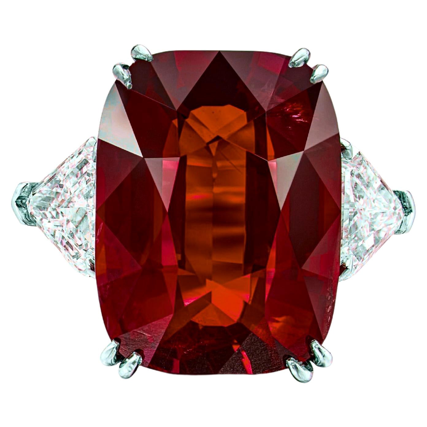 EXCEPTIONAL Gubelin 6.30 Carat BURMESE NO HEAT Certified Ruby Ring