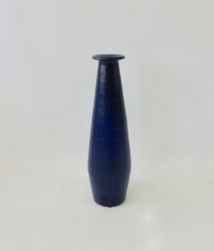 Exceptional Gunnar Nylund for Nymolle Denmark Tall Blue Vase