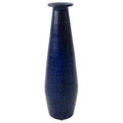 Exceptional Gunnar Nylund for Nymolle Denmark Tall Blue Vase