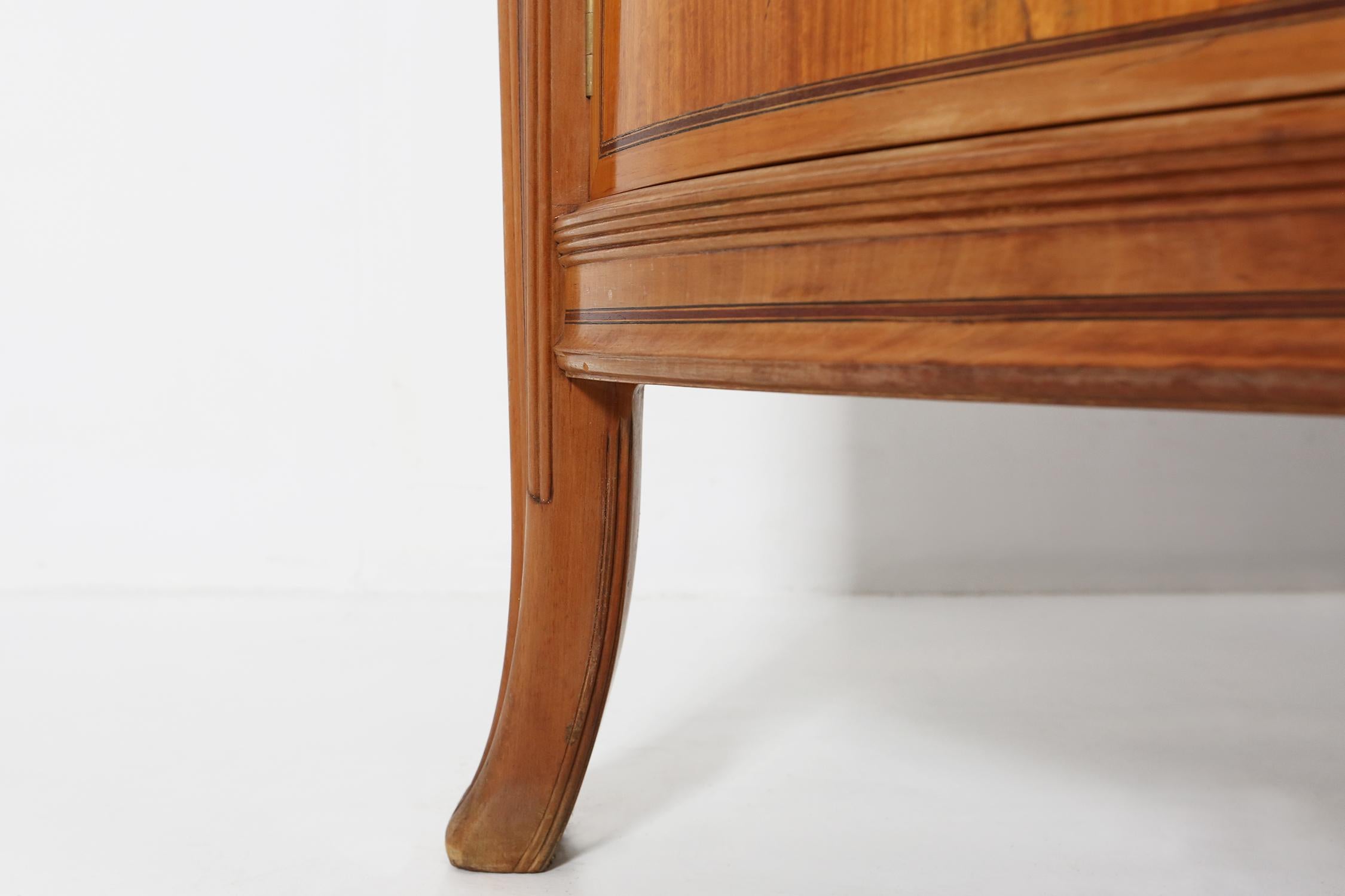 Exceptional hemisphere Art Nouveau Sideboard by Maurice Dufrene, France 1911 For Sale 3