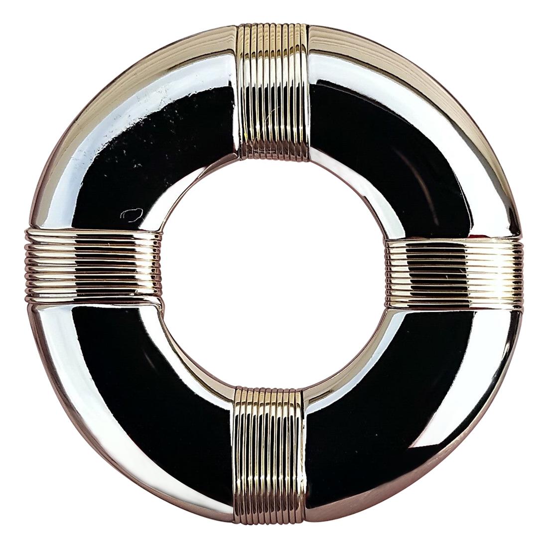 Exceptional Hermès 2 Tones Gold Pendant Buoy Shaped For Sale 2