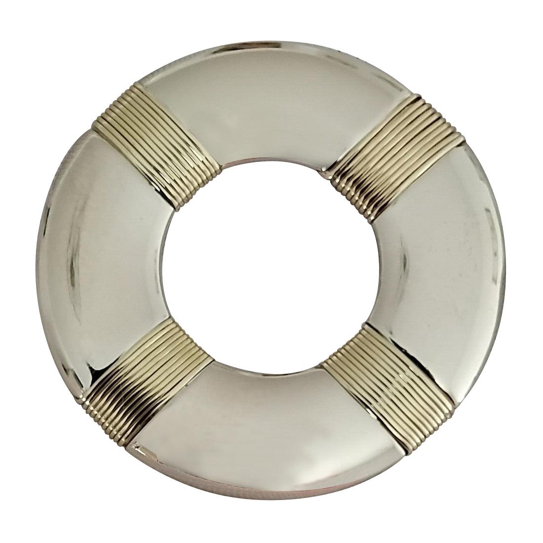 Women's Exceptional Hermès 2 Tones Gold Pendant Buoy Shaped For Sale