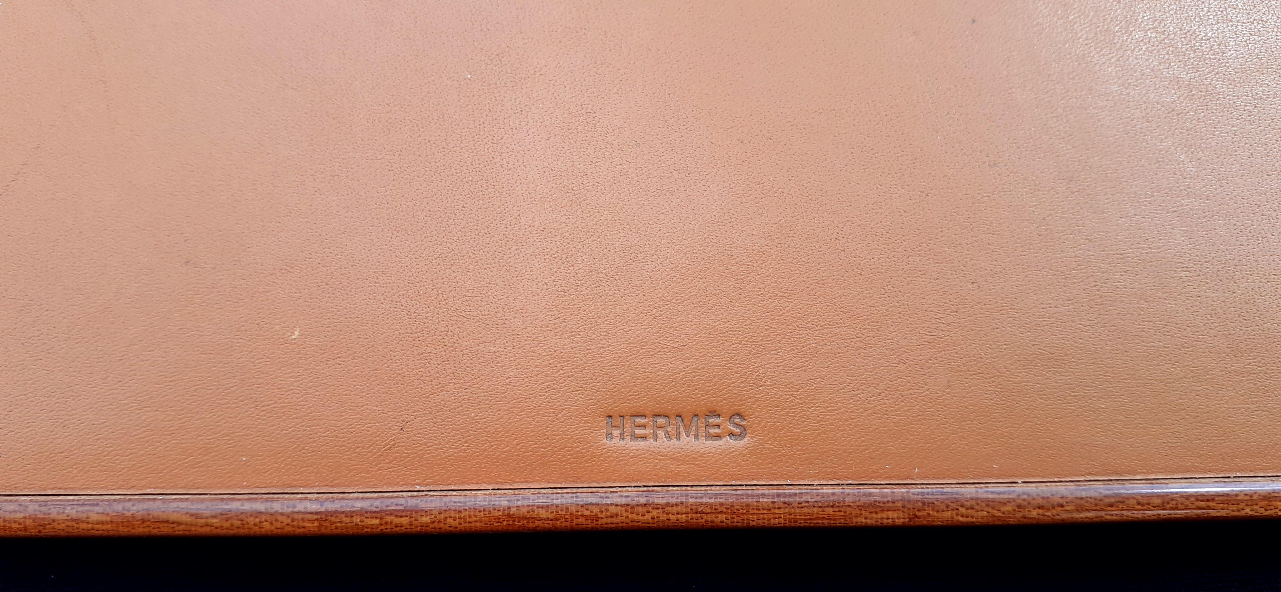 Exceptional Hermès 9 Pieces Desk Set in Lacquered Wood RARE 6