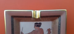 Exceptional Hermès Ashtray Change Tray Greek Mythology Woman in Porcelain