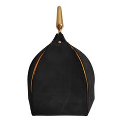 Exceptional Hermès Baikal Bag Black Doblis Leather Gold Hdw