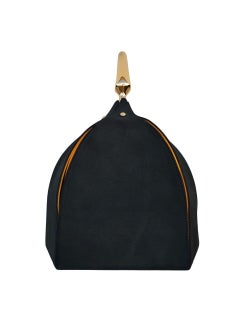 Exceptional Hermès Baikal Bag Black Doblis Leather Gold Hdw