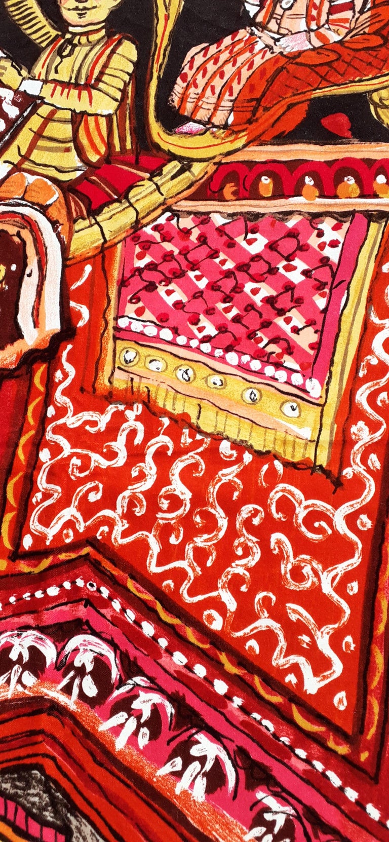Exceptional Hermès Beloved India Blanket Cotton Velvet at 1stDibs