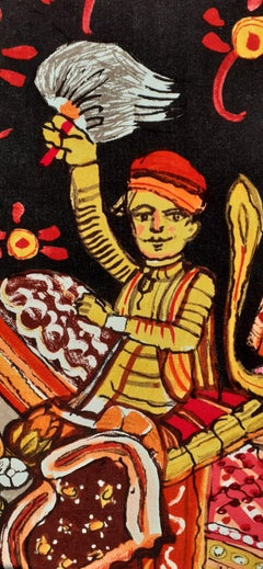 Exceptional Hermès Beloved India Blanket Cotton Velvet