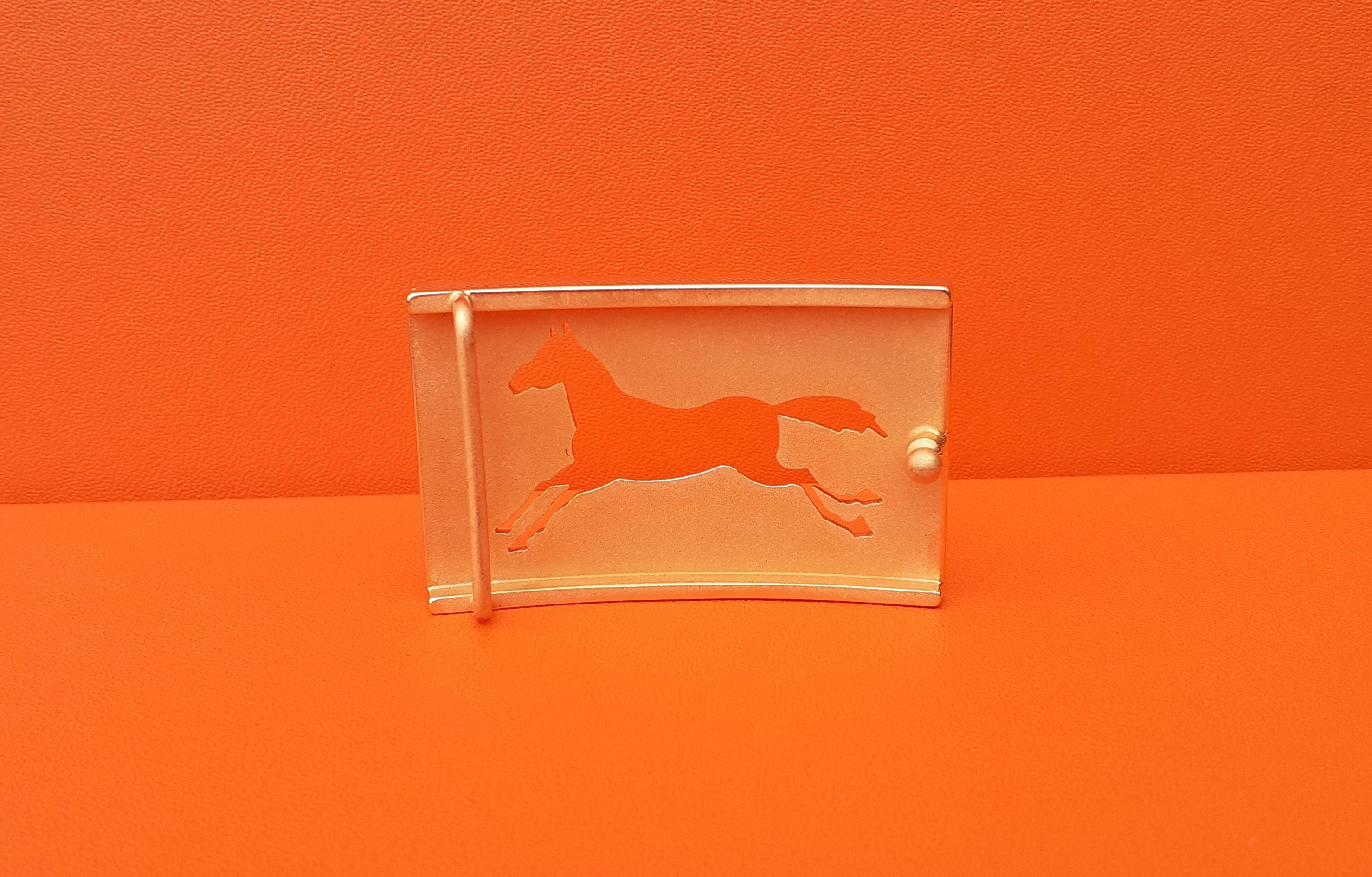 Exceptional Hermès Belt Buckle Horse Shaped in Gold for 32 mm Belt Texas 2