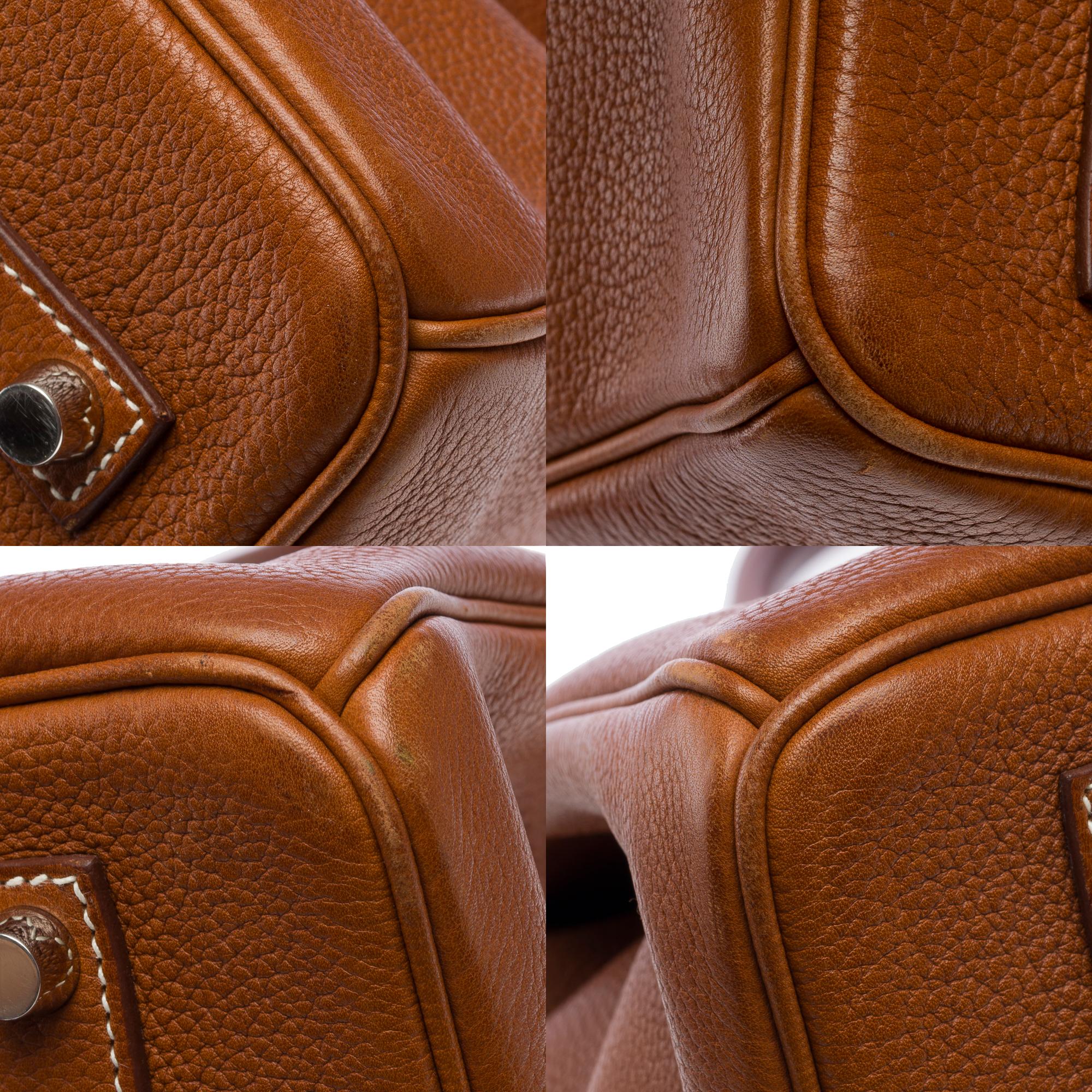 Exceptional Hermès Birkin 35 handbag in Fauve Faubourg Barenia leather, PHW 9