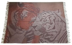 Exceptional Hermès Cashmere Plaid Throw Blanket Cover Felin Hug