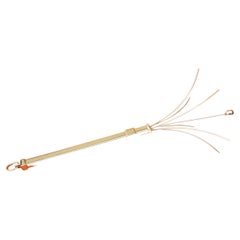 Exceptional Hermès Champagne whisk in 18K Yellow Gold RARE