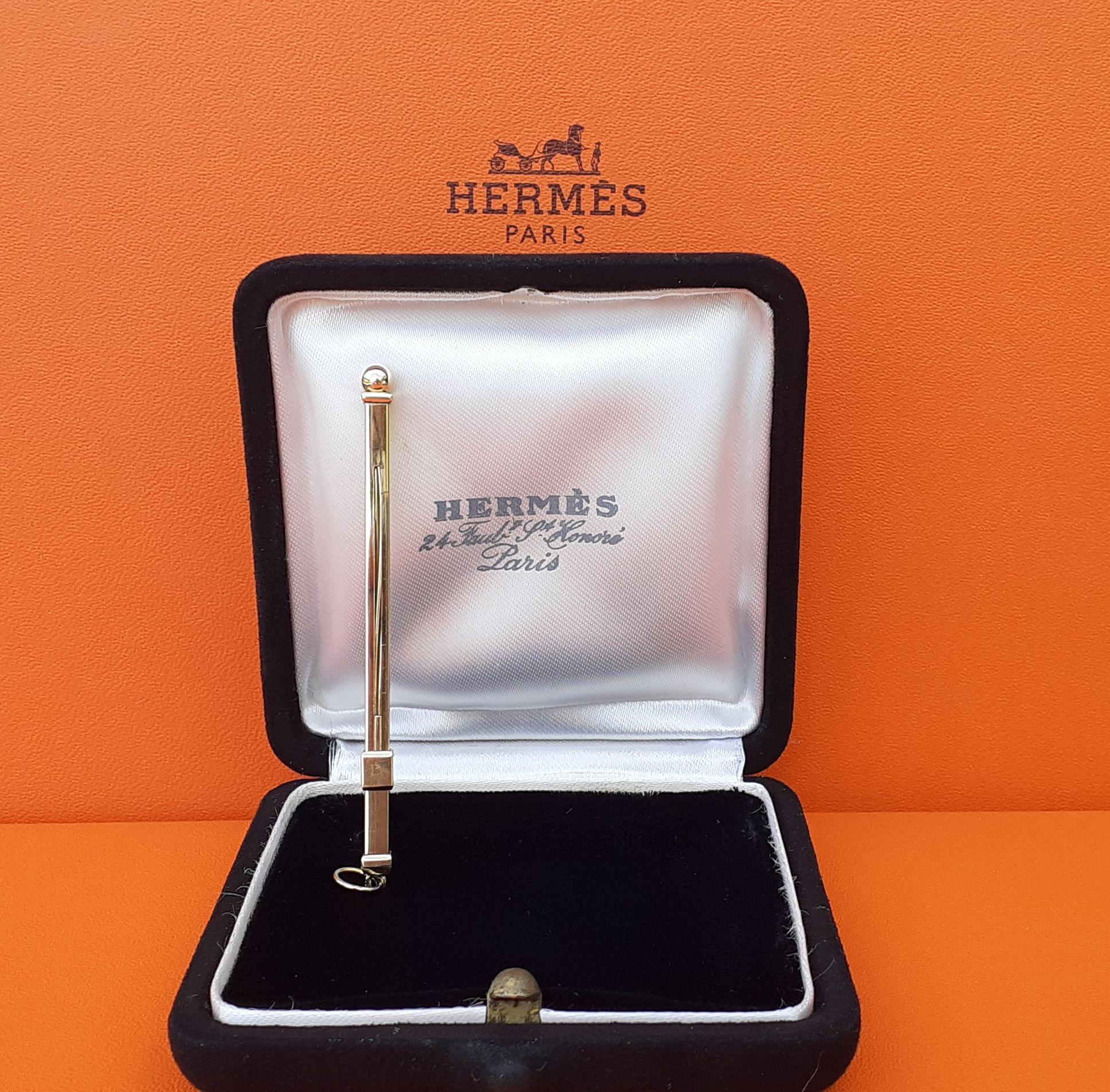 Außergewöhnliche Hermès Champagner Schneebesen in 18K Gelbgold RARE 4