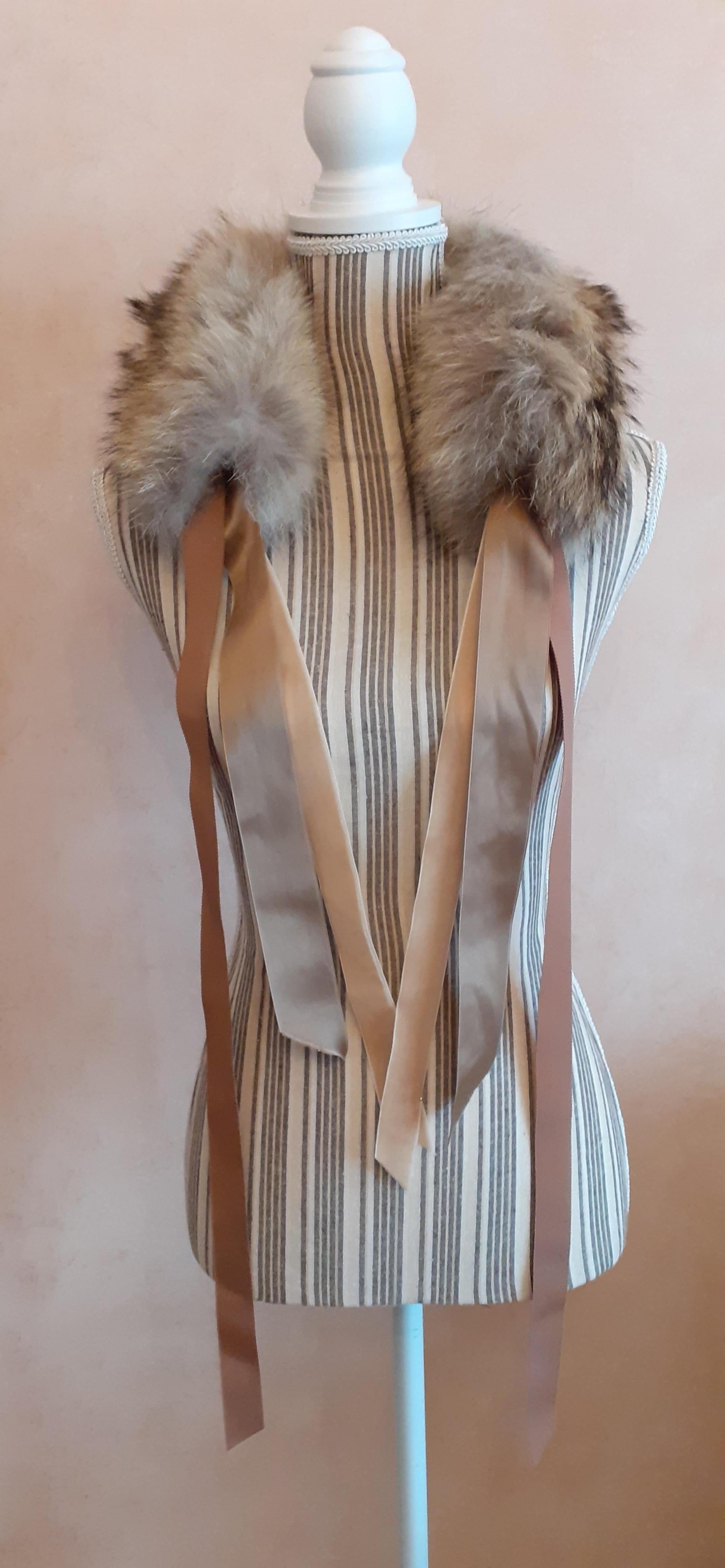 coyote fur scarf