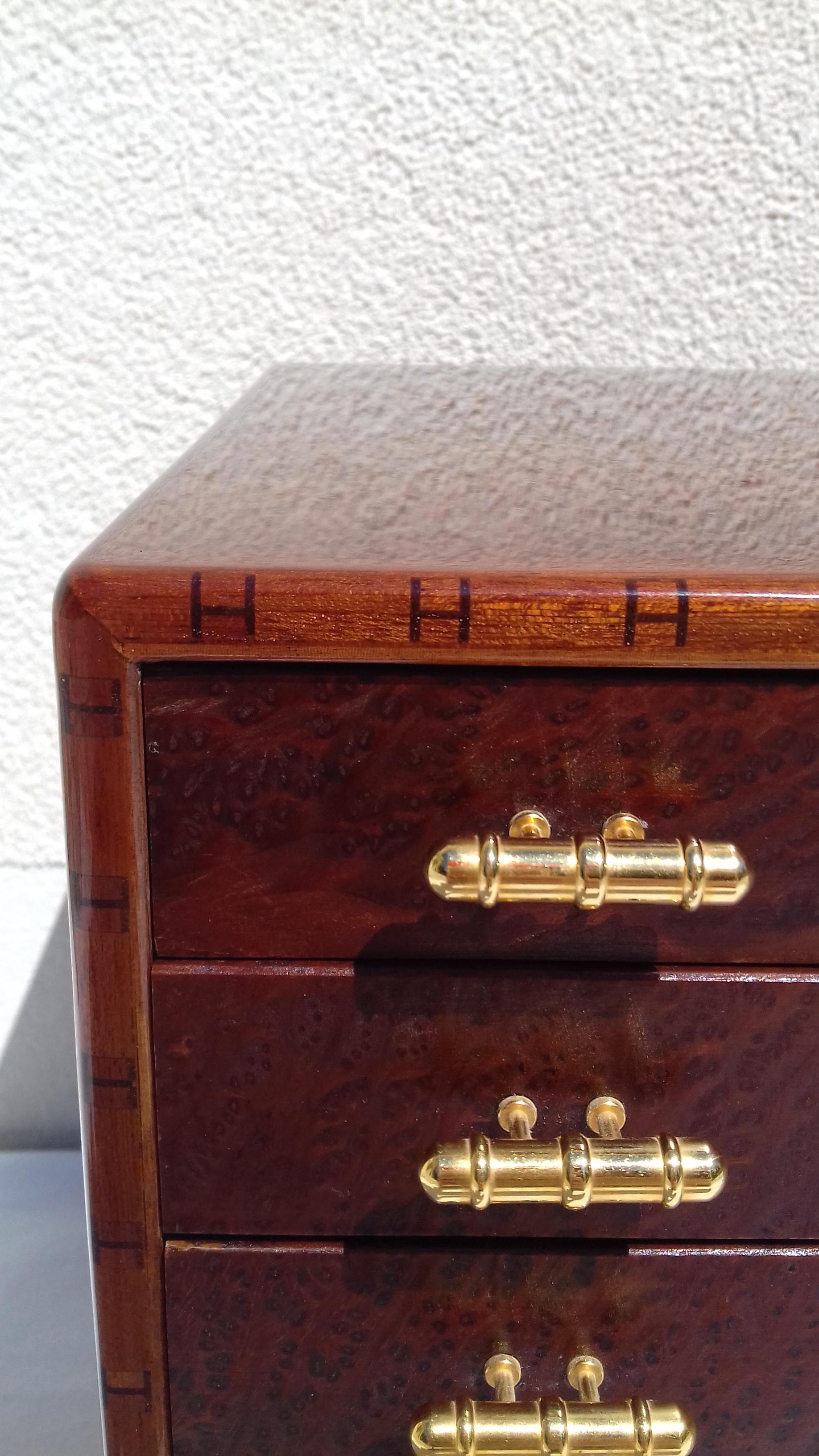 Exceptional Hermès Drawer to store scarves or Jewelry In Wood RARE 2