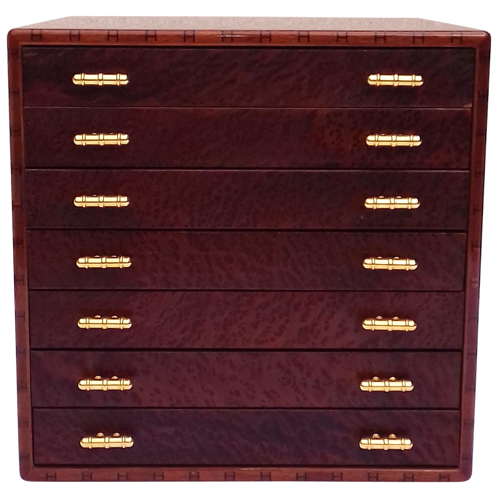 Exceptional Hermès Drawer to store scarves or Jewelry In Wood RARE