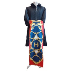 Hermès Silk Hand Muff Warmer Crowns Couronnes Print Abadie