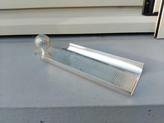 Porte-stylo « Golf Ball » Hermès exceptionnel, signé Ravinet d'Enfert