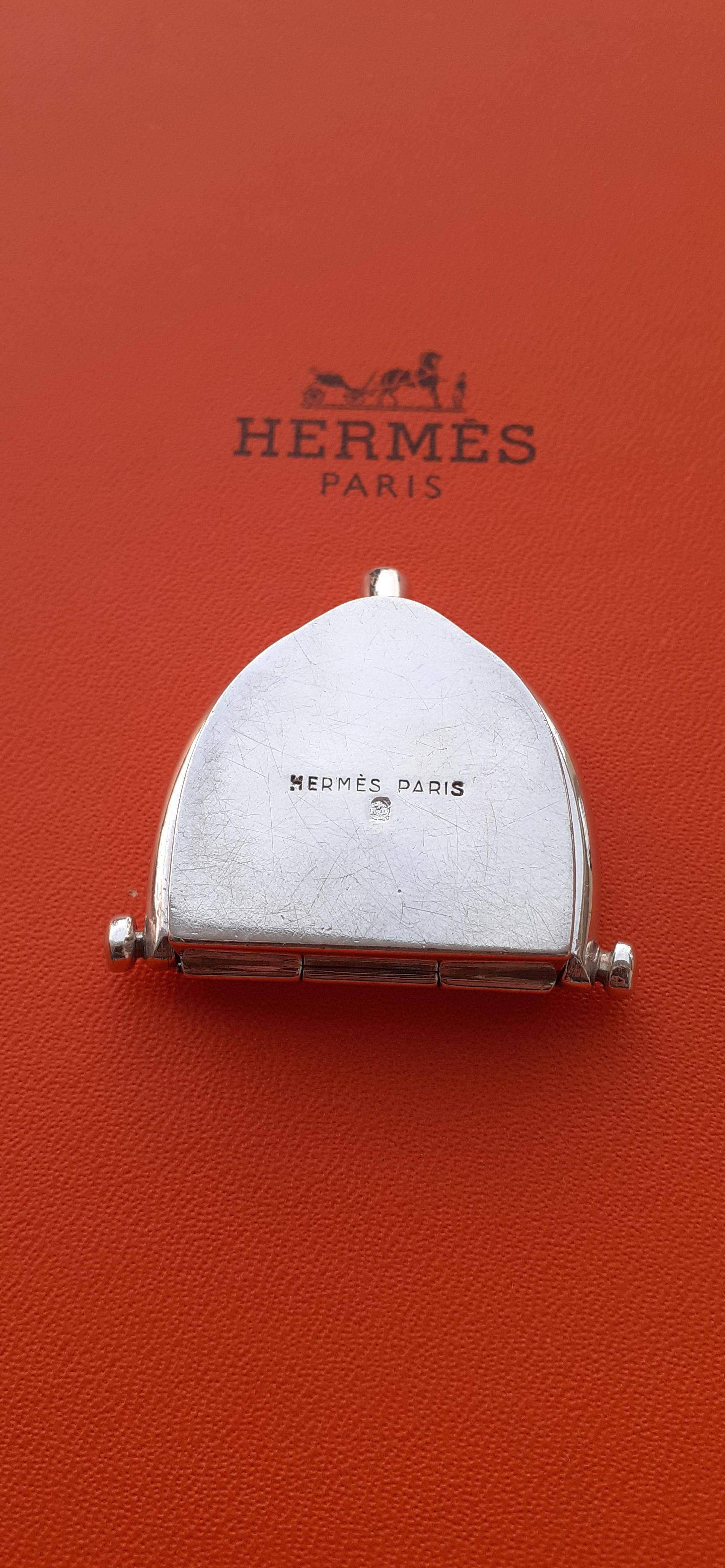 Exceptional Hermès Guilloche Spur Shaped Pill Box By Ravinet d'Enfert For Sale 1