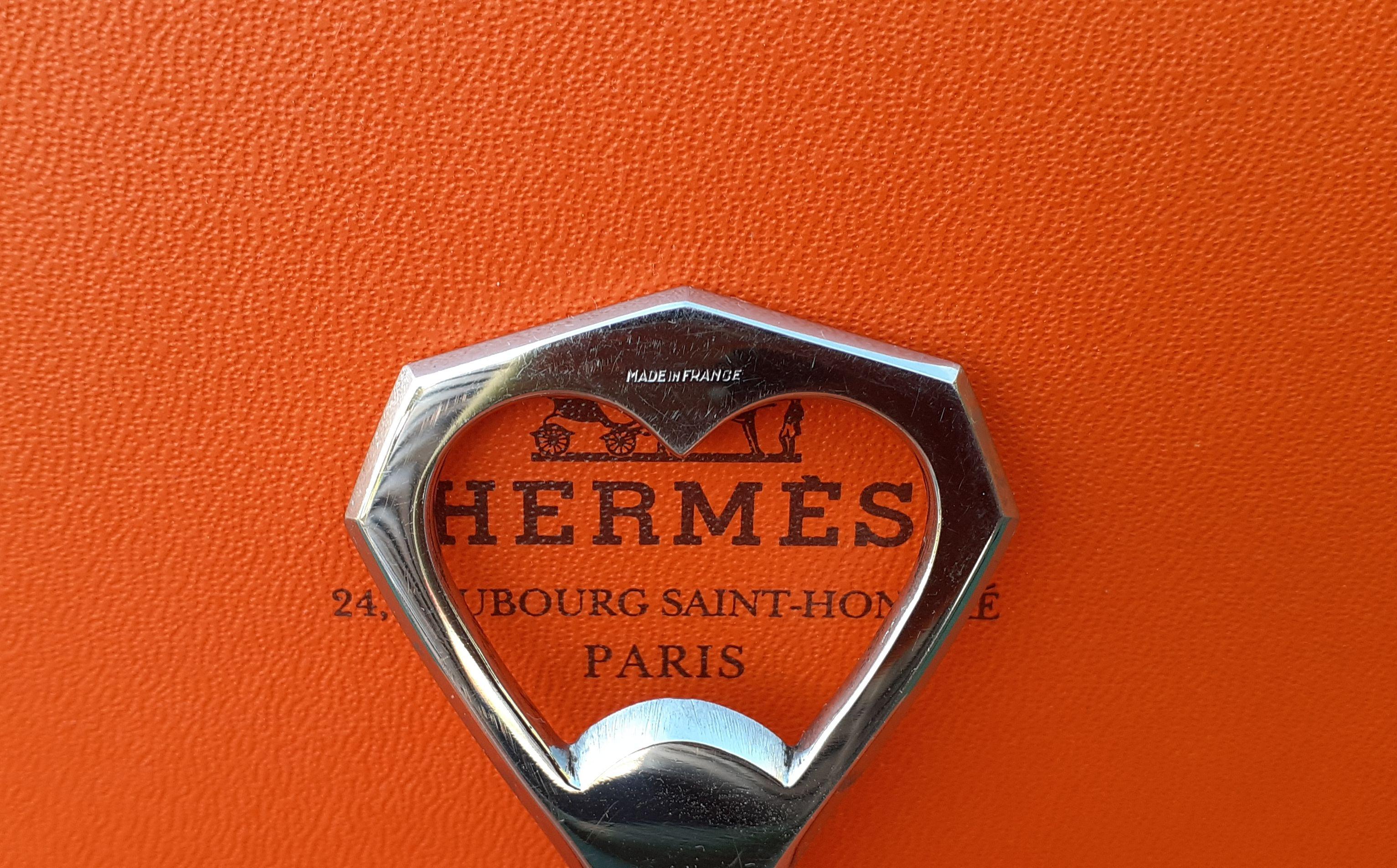 Ouvre-bouteille exceptionnel en forme de mors de cheval Hermès  en vente 3