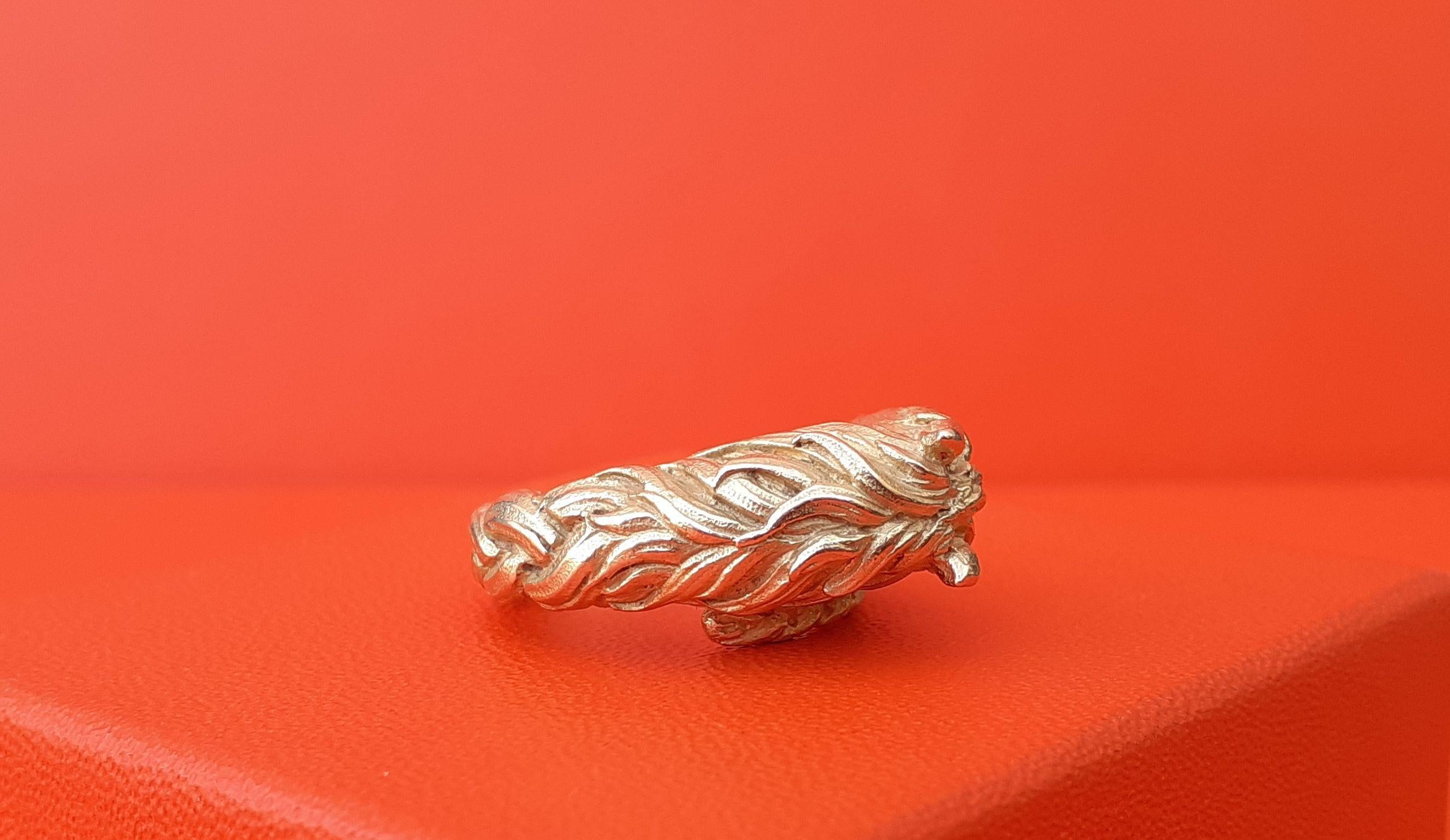 Außergewöhnliche Hermès Pferd Ring in Gelbgold 18K RARE im Angebot 3