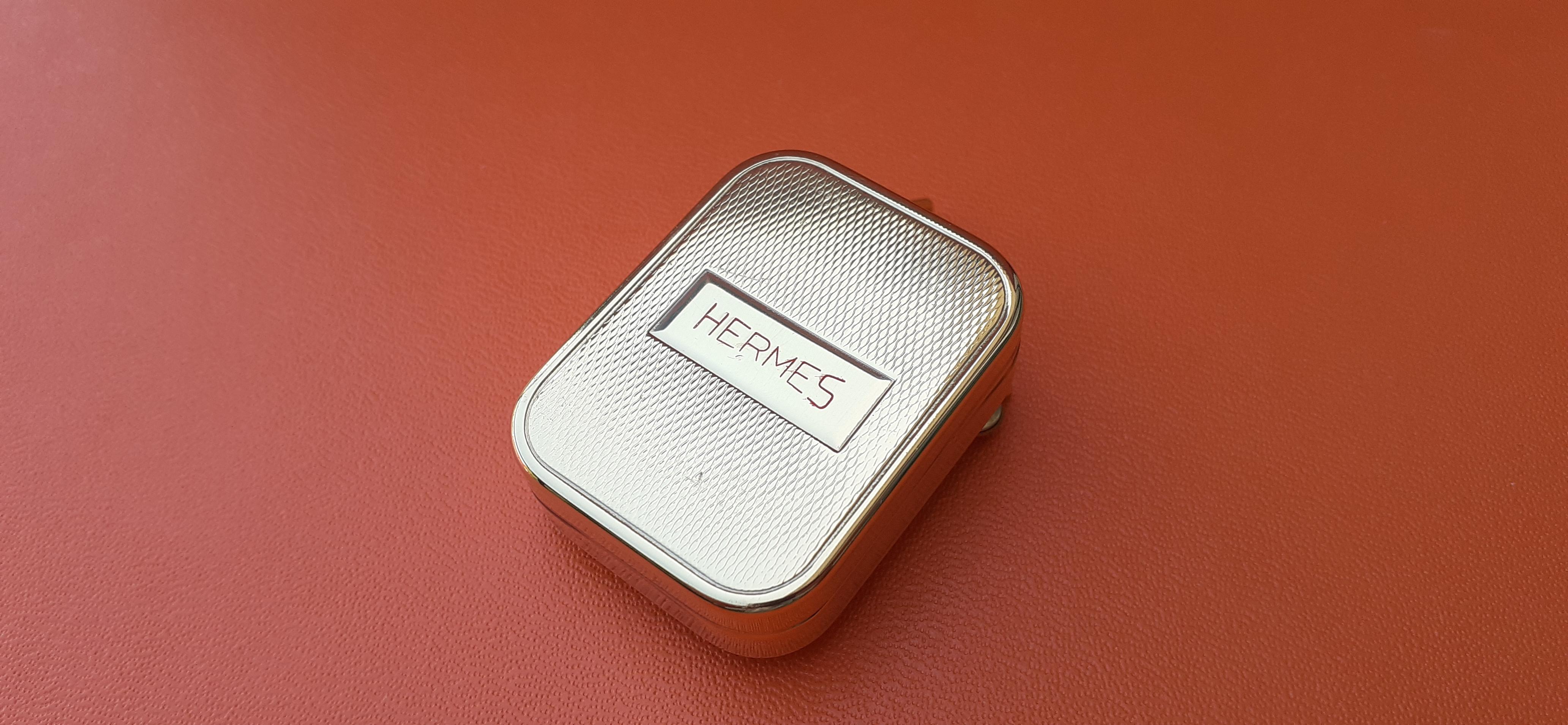 Exceptional Hermès Keychain by Reuge Sainte Croix Music Box 3
