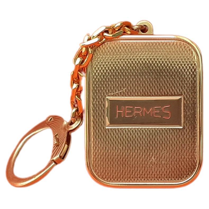 Exceptional Hermès Keychain by Reuge Sainte Croix Music Box