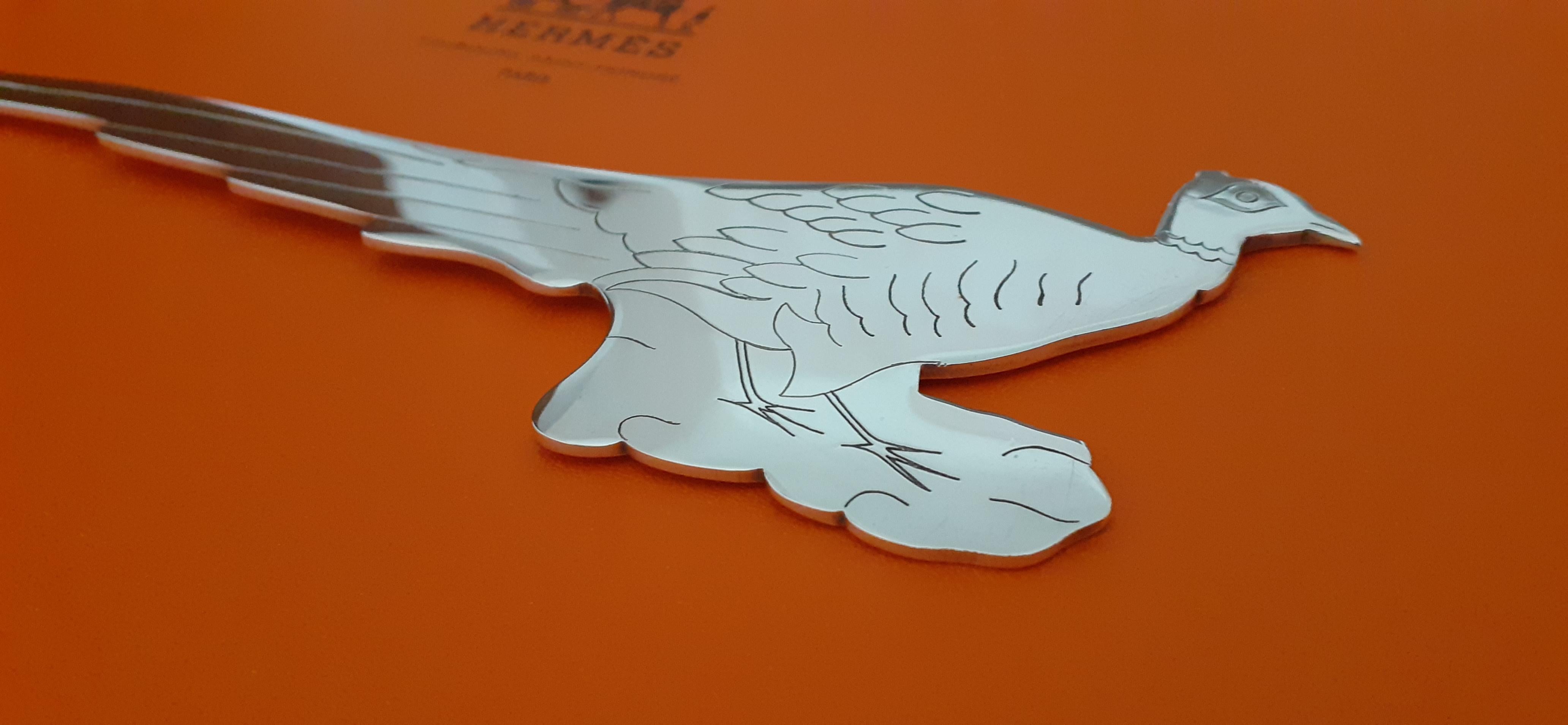Außergewöhnliche Hermes Brieföffner Fasan geformt von Ravinet d'Enfert Selten im Angebot 2