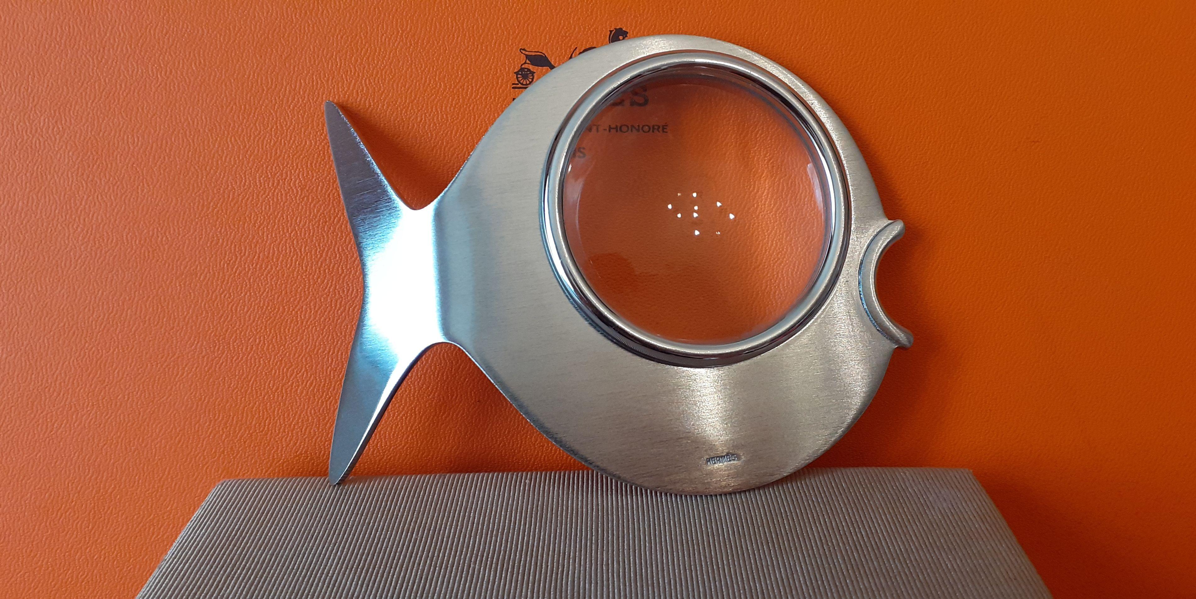 Exceptional Hermès Magnifying Glass Fish Shaped Rare For Sale 5
