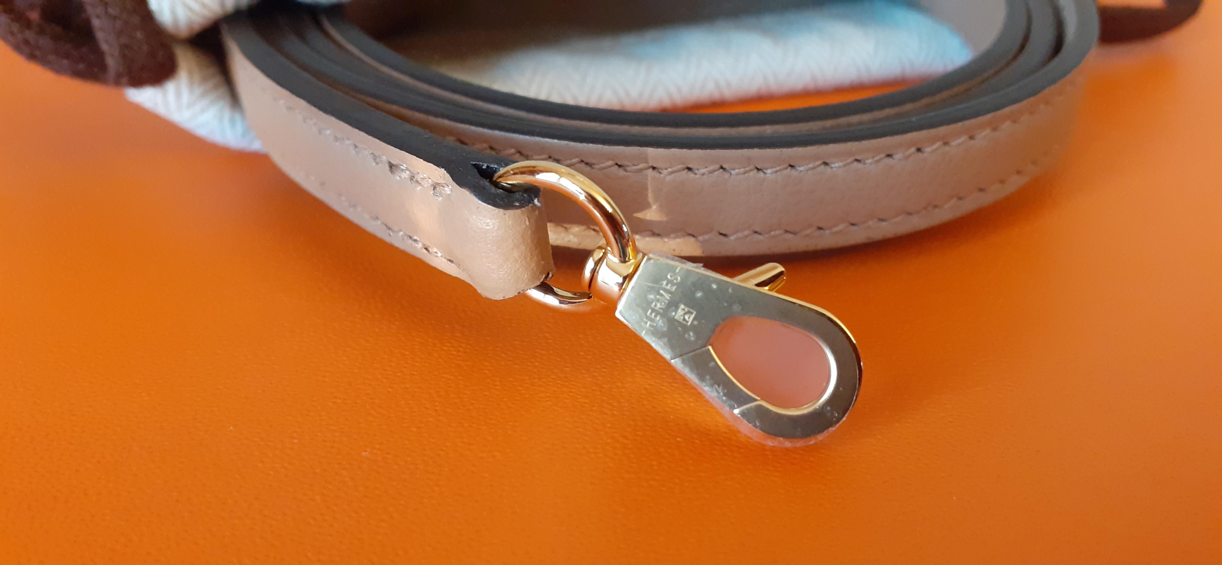 Exceptional Hermès Mini Bolide 2 ways Evercolor Chai Gold Hdw 1