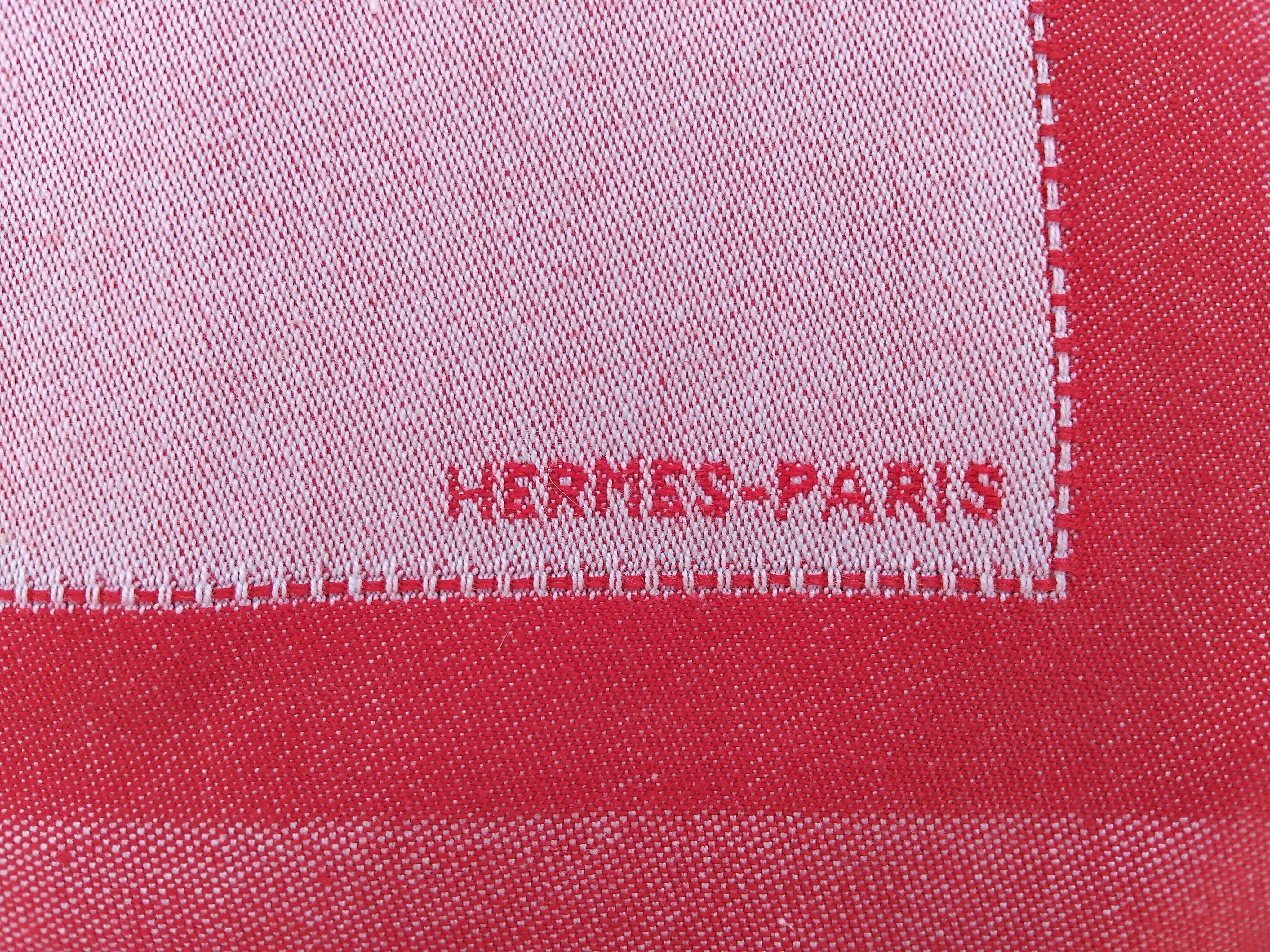 Exceptional Hermès Napkin For Formula One Paddock Club GP F1 Car Race For Sale 2