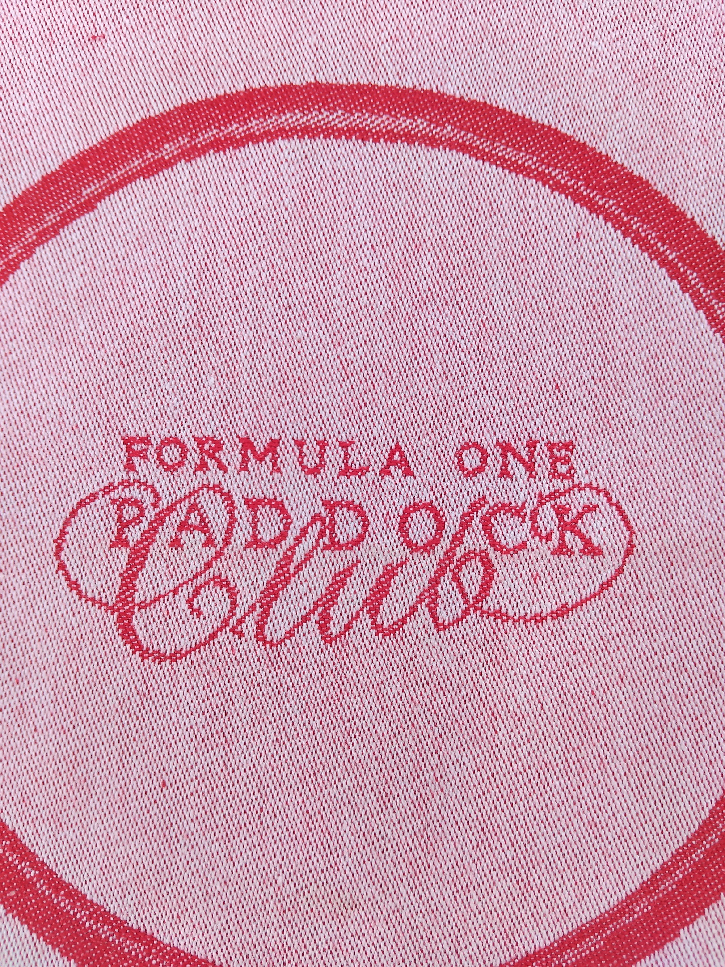 Exceptional Hermès Napkin For Formula One Paddock Club GP F1 Car Race For Sale 3