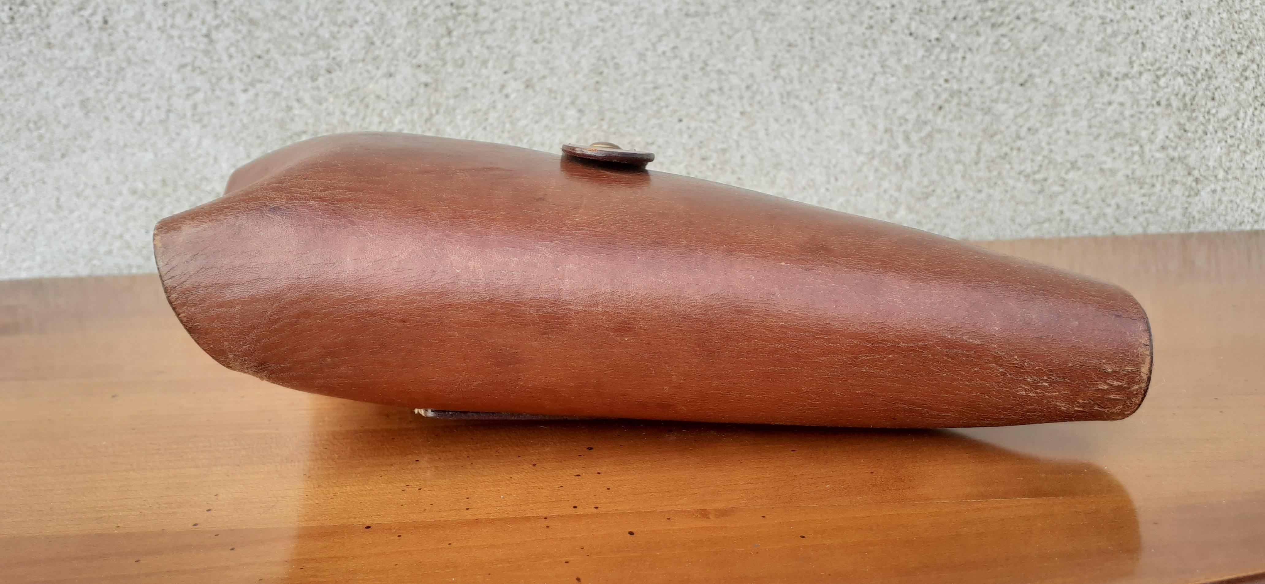 Außergewöhnliche Hermès Revolver Holster in Leder hohe Qualität RARE 1