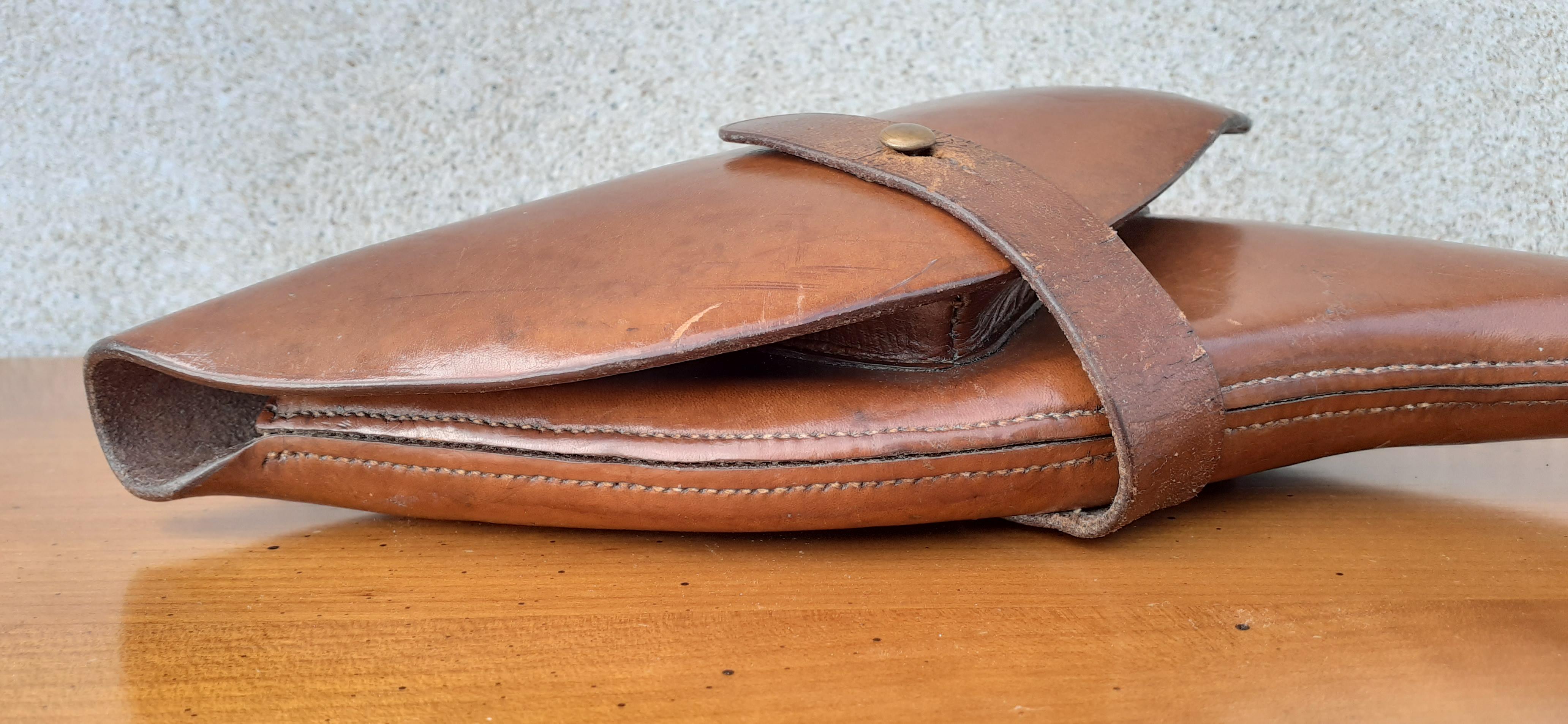 Exceptional Hermès Revolver Holster in Leather High Quality RARE 2