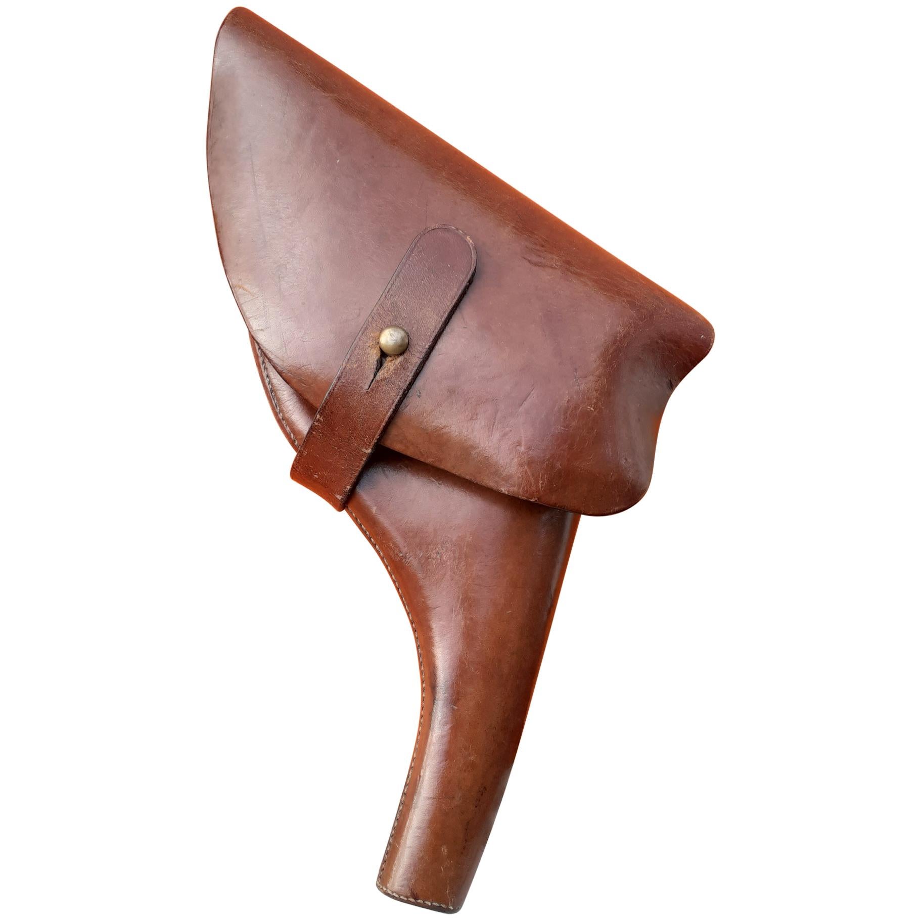 Exceptional Hermès Revolver Holster in Leather High Quality RARE