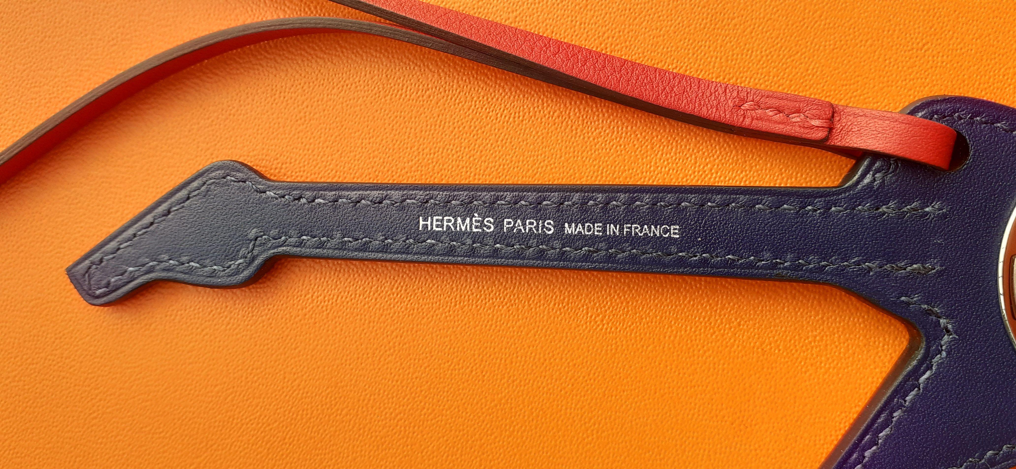 Exceptional Hermès Rock Charm in Leather with Guitar pick 3