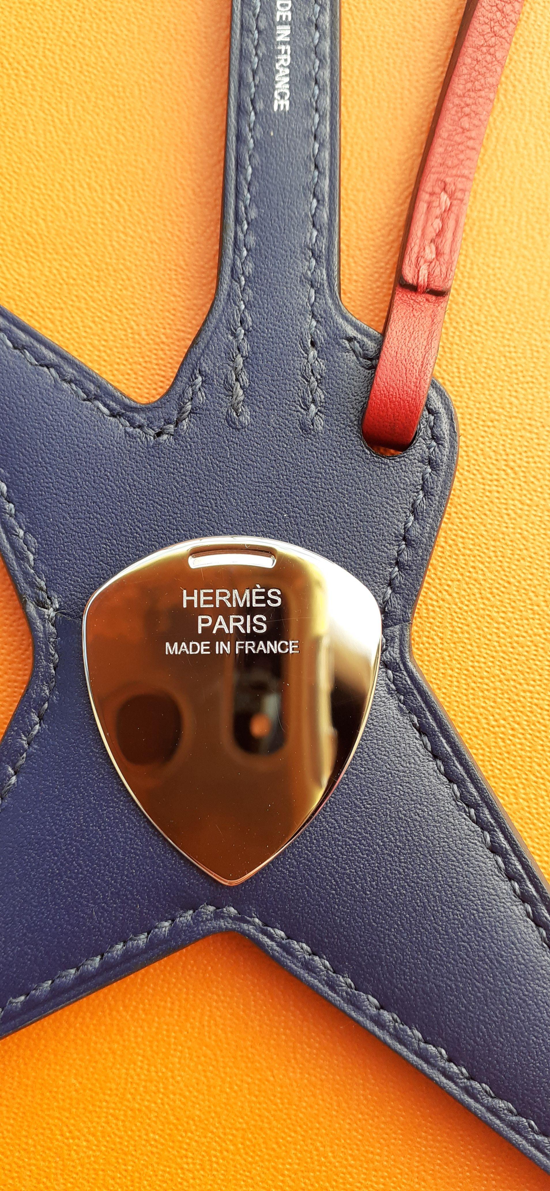 Exceptional Hermès Rock Charm in Leather with Guitar pick 6
