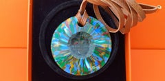 Exceptional Hermès Saint Louis Crystal Pendant Necklace Carriage