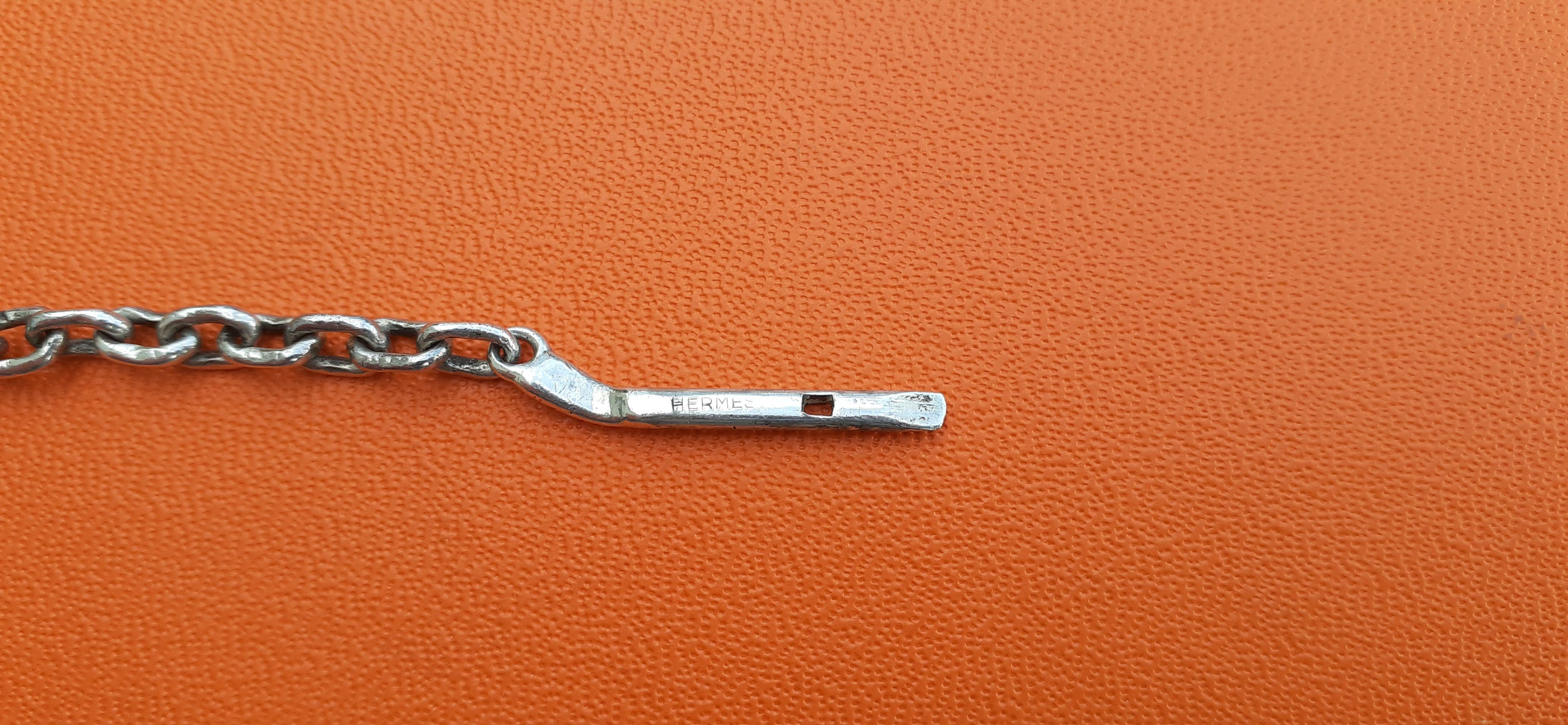 Exceptionnel porte-clés ou breloque tortue Secret Mechansim d'Hermès en Silver  en vente 9