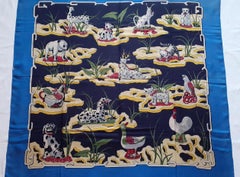 Exceptional Hermès Silk Scarf Faience Chinoise Chinese earthenware Pittner 1940