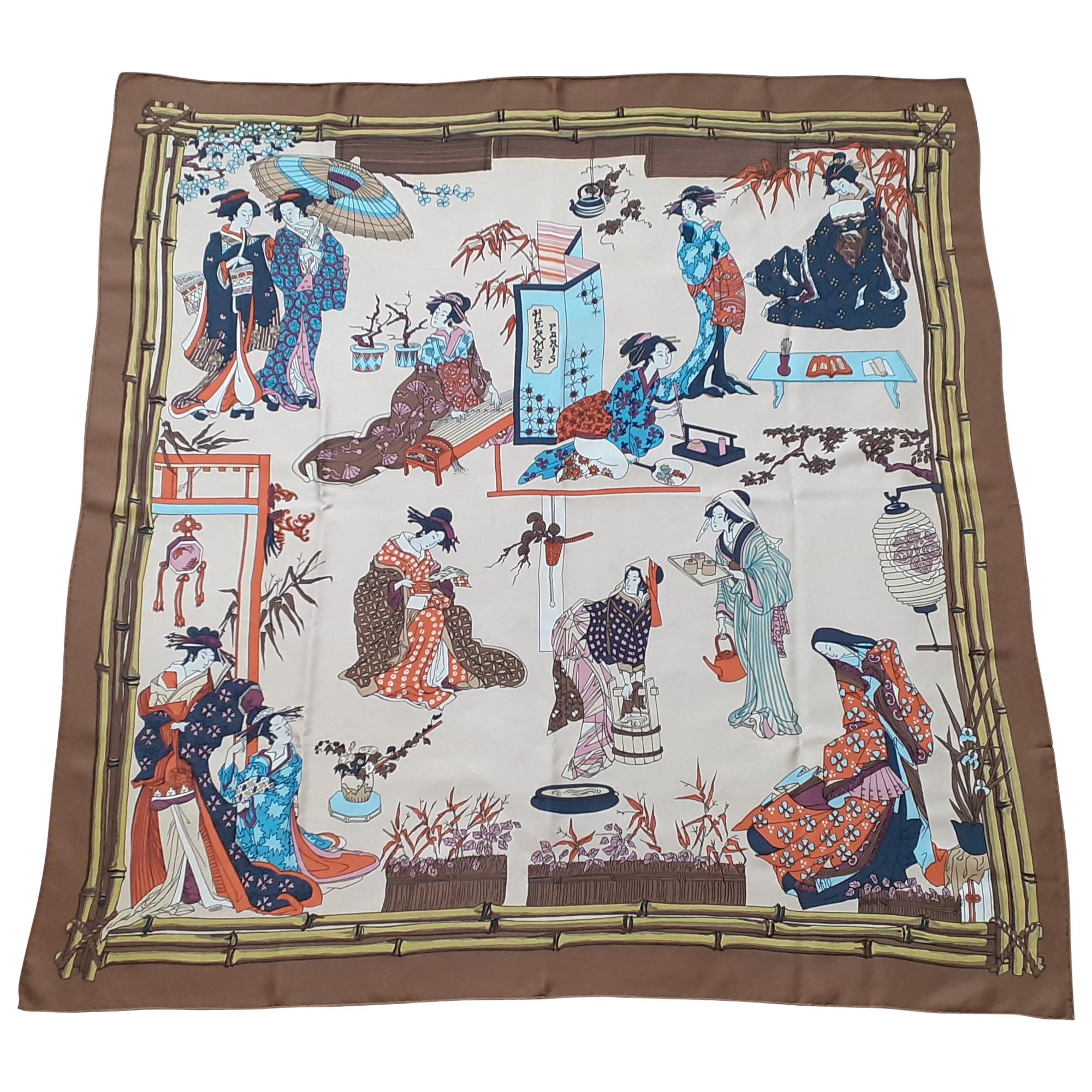 hermes japanese scarf