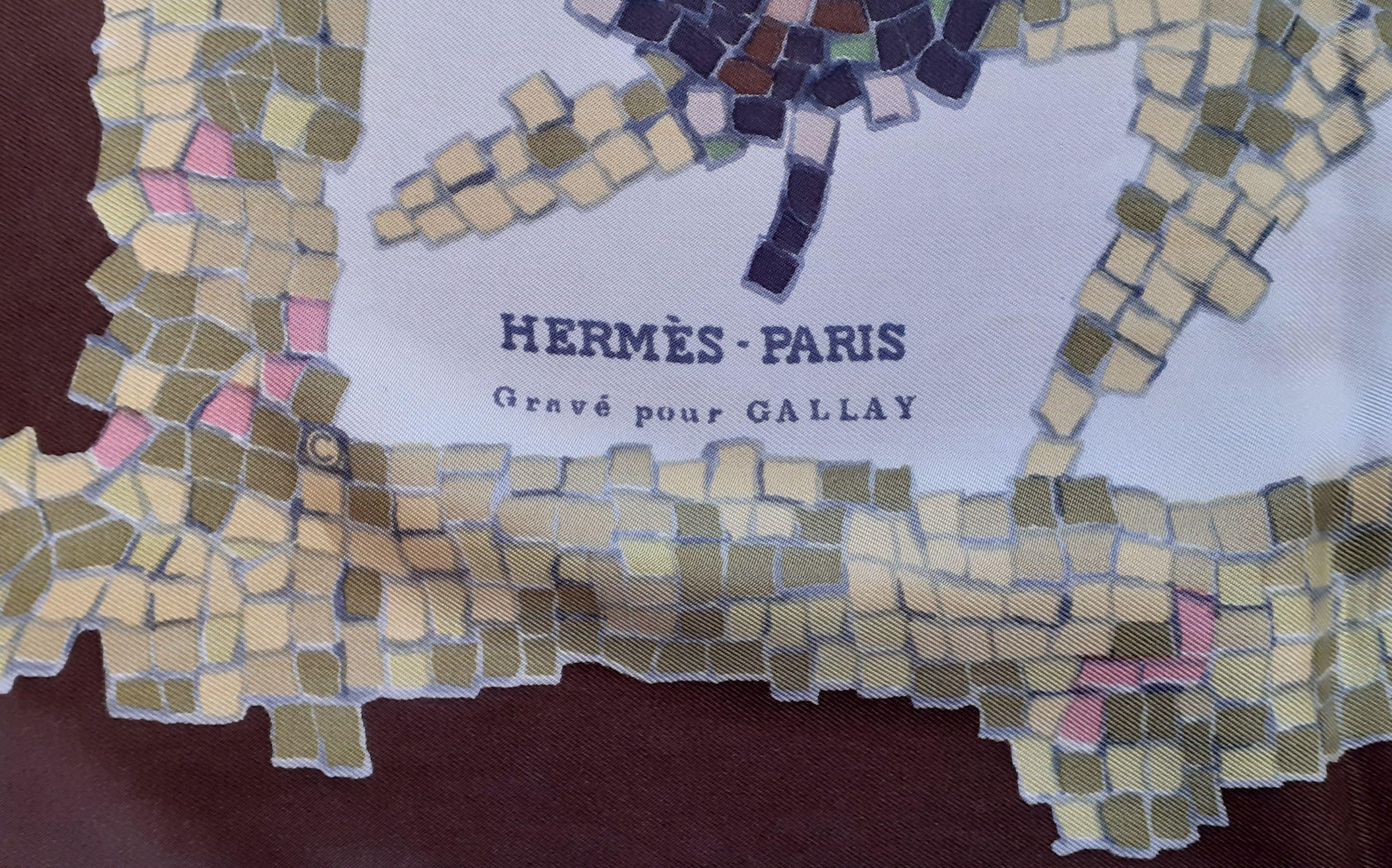 Exceptional Authentic Hermès Scarf

Among the rarest Hermès scarves, a true collector and master piece for Hermès lovers

Print: « Papillons Mosaïques »

Designed by Lise Coutin in 1963 / Only one edition

Made in France

Made of 100%