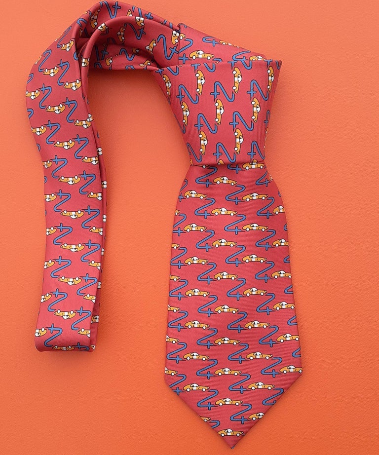 Exceptional Hermès Silk Tie Cars Print For The 24 Hours of Le Mans Race For  Sale at 1stDibs | hermes le mans, free printable jockey silks template,  hermes tie yellow