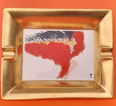Exceptional Hermès Vintage Ashtray Change Tray LIDO Parisian Cabaret 1986