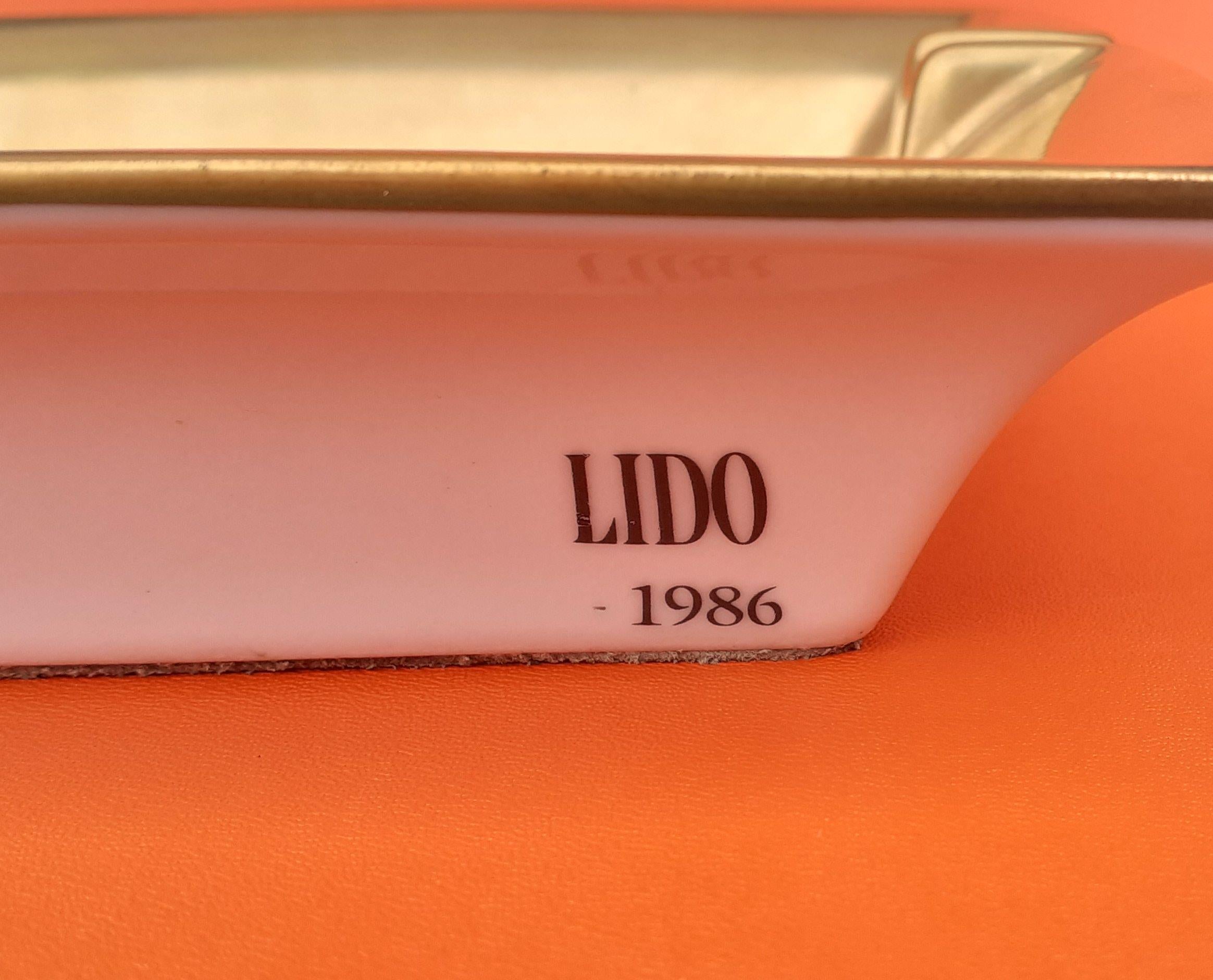 Exceptionnel cendrier vintage Hermès LIDO Parisian Cabaret 1986 1