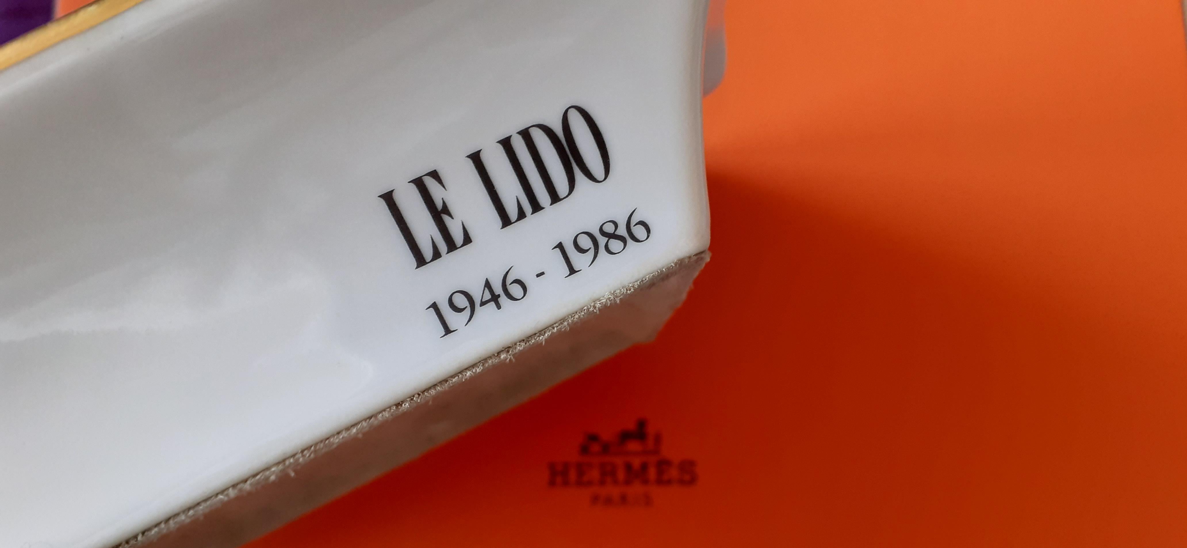 Brown Exceptional Hermès Vintage Cigar Ashtray Change Tray LE LIDO Parisian Cabaret 