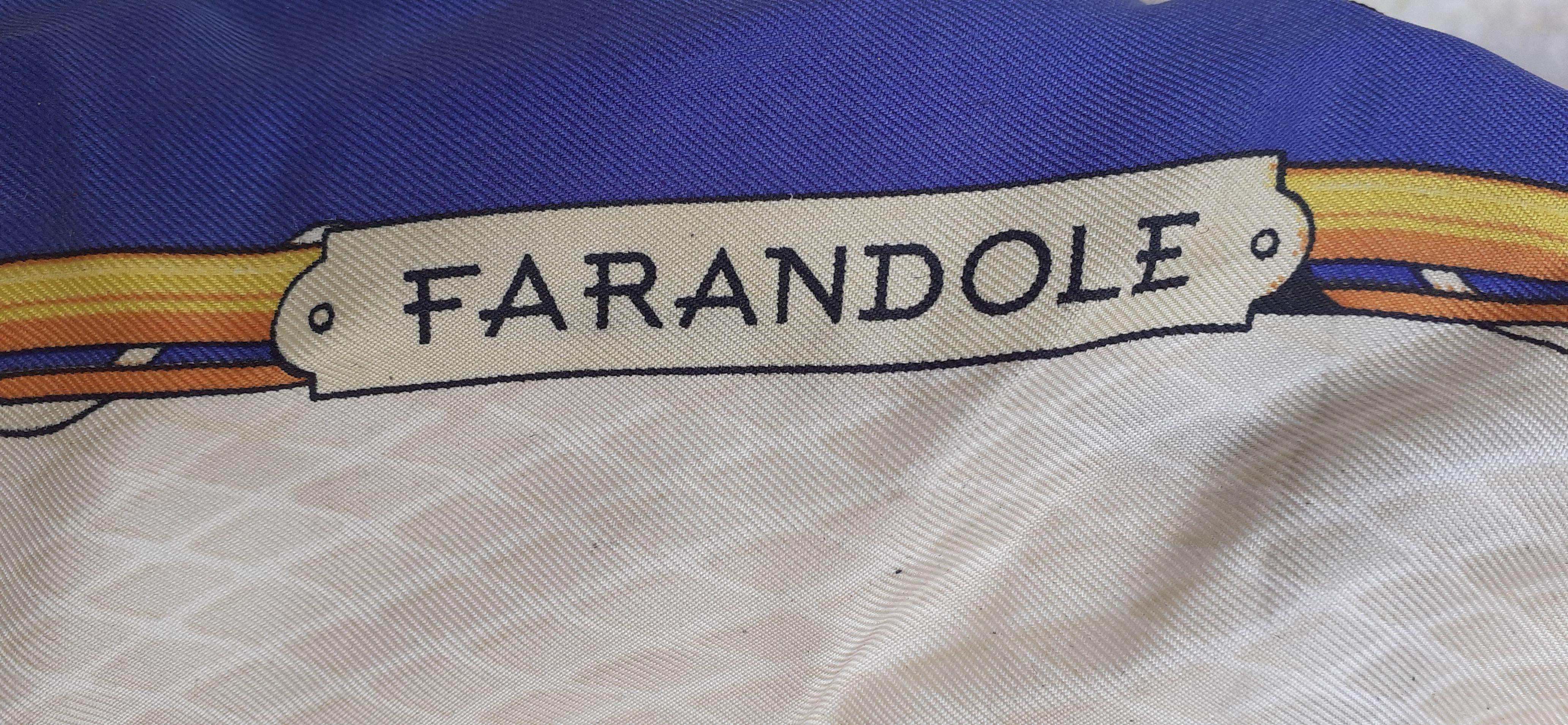 Exceptional Hermès Vintage Kite Farandole Butterflies Print RARE 6
