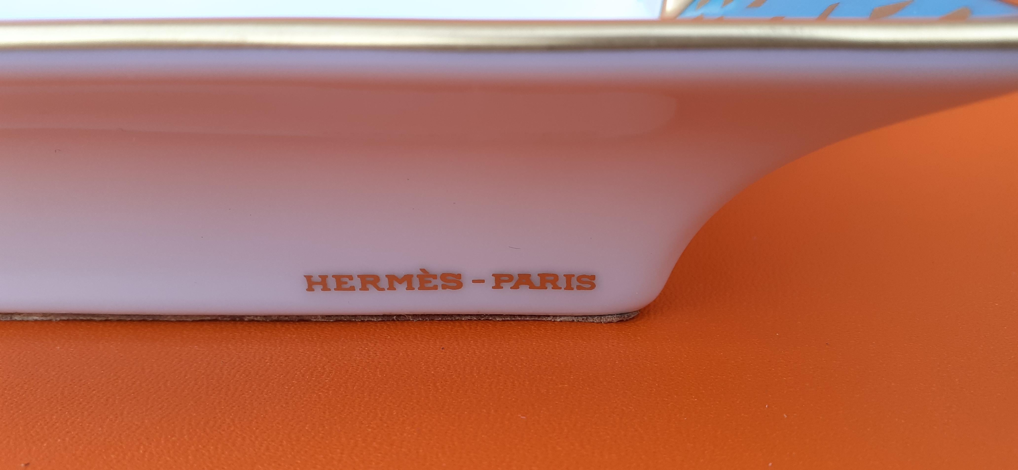 Exceptional Hermès Vintage Porcelain Ashtray Change Tray Porcelain RARE 4