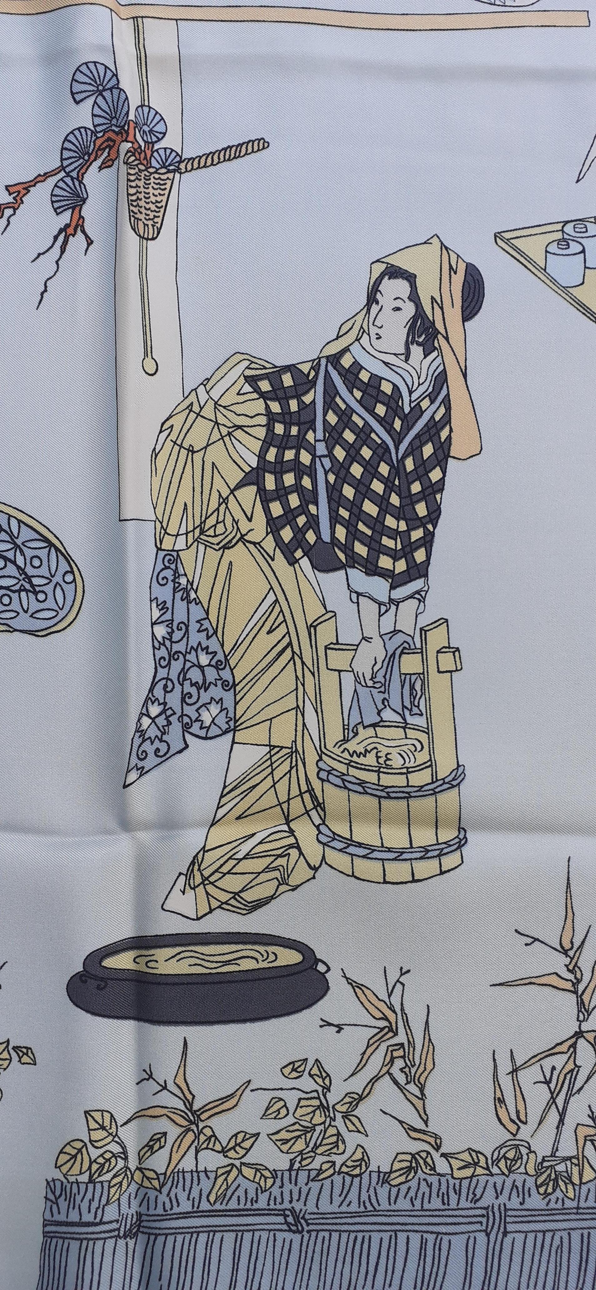hermes japanese scarf